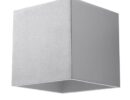 Wandleuchte QUAD 1 grau