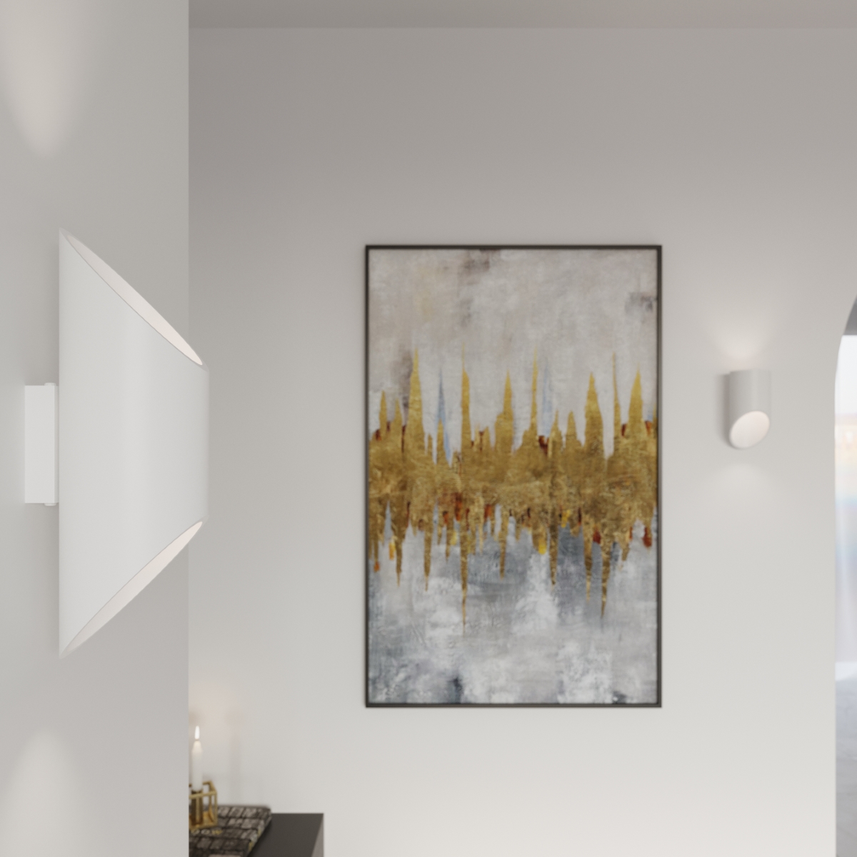 Wandleuchte PENNE 20 weiß
