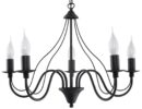 Kronleuchter MINERWA 5 schwarz