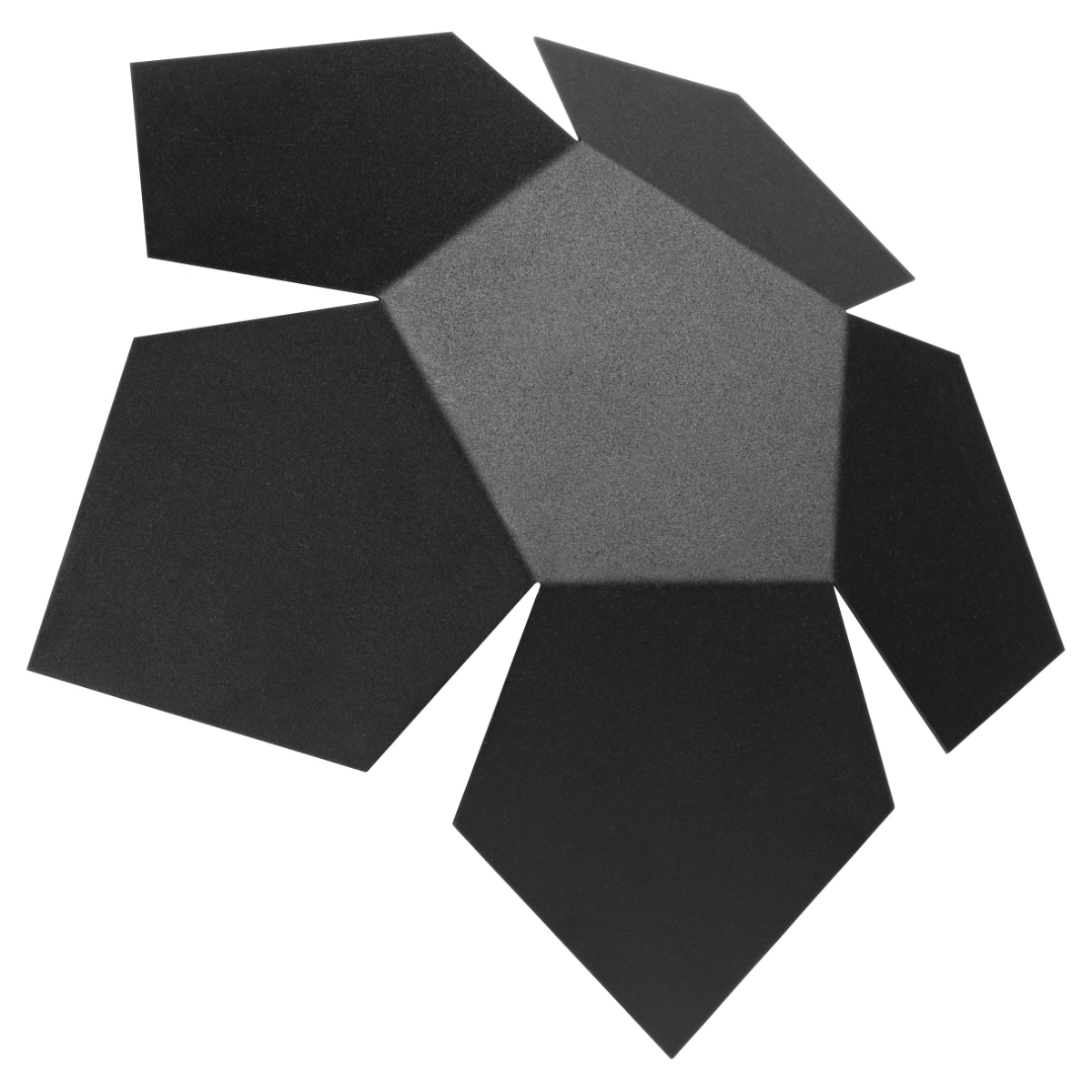 Wandleuchte PENTA schwarz