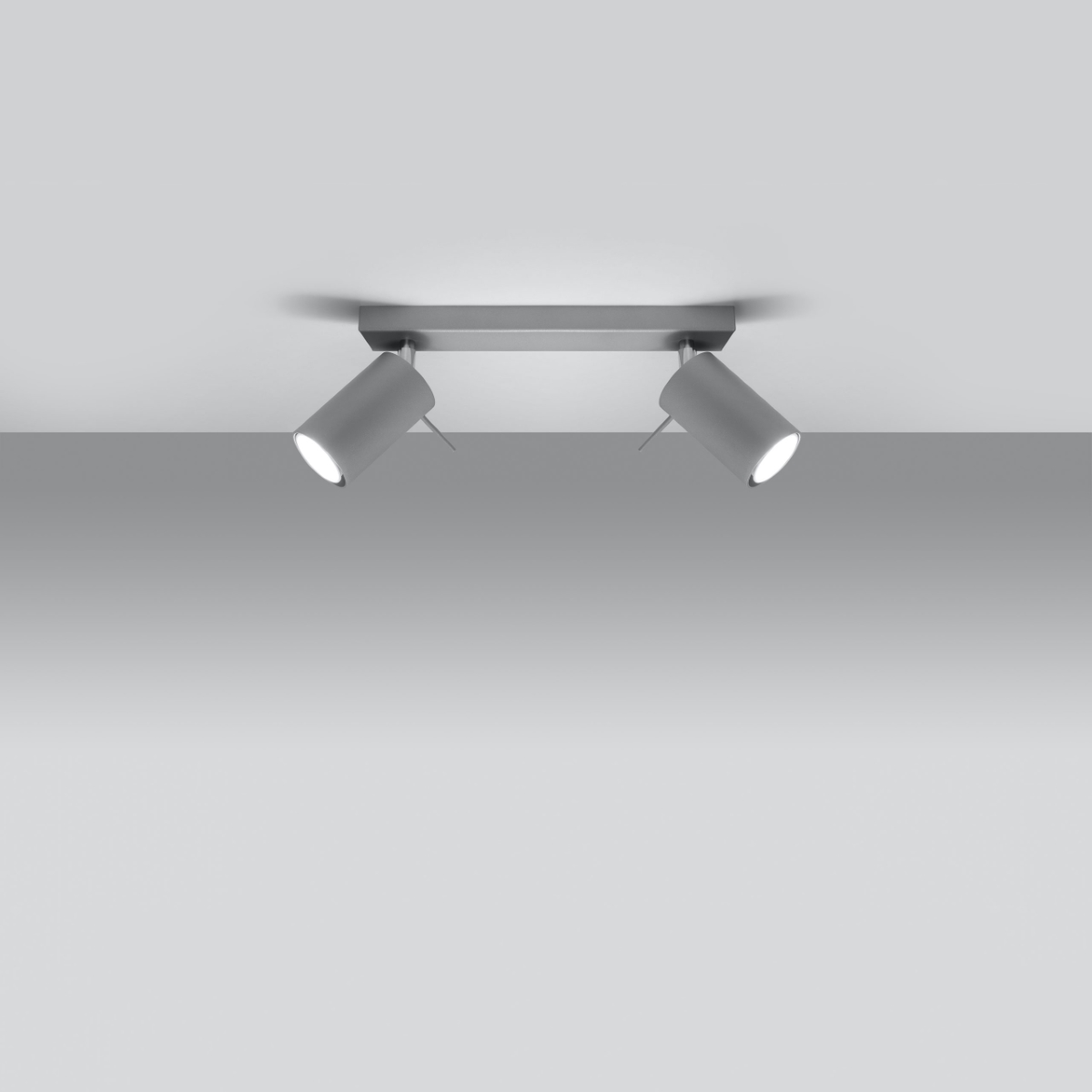 Deckenleuchte RING 2 grau