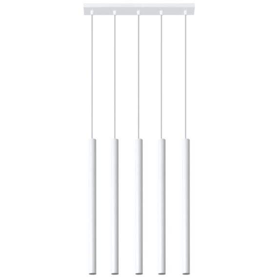 Hängeleuchte PASTELO 5 weiß
