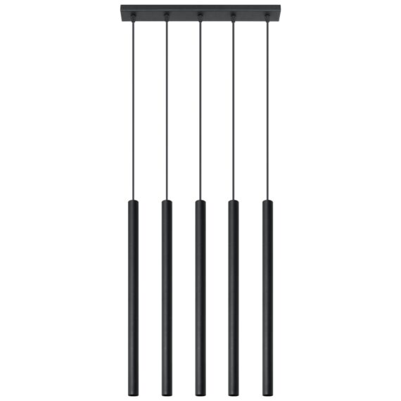 Hängeleuchte PASTELO 5 schwarz