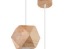 Hängeleuchte WOODY Naturholz