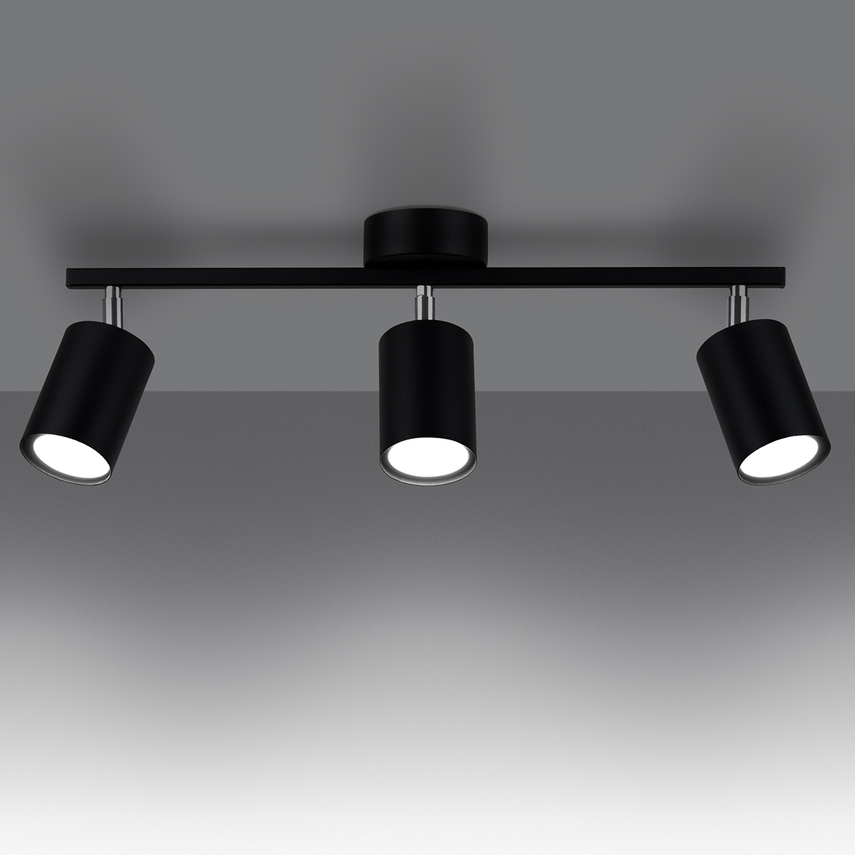 Deckenleuchte LEMMI 3 schwarz