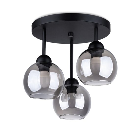 Kronleuchter ALINO 3 schwarz