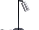 Tischlampe WINX schwarz/chrom