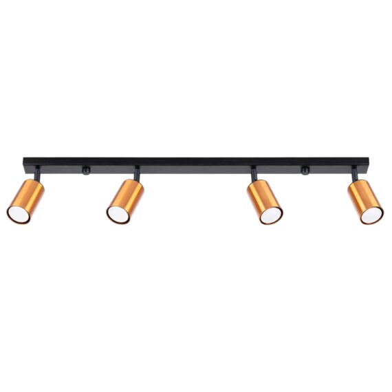 Plafond WINX 4L schwarz/kupfer