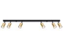Plafond WINX 6L schwarz/gold
