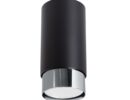 Plafond NERO 12,5 Schwarz/Chrom