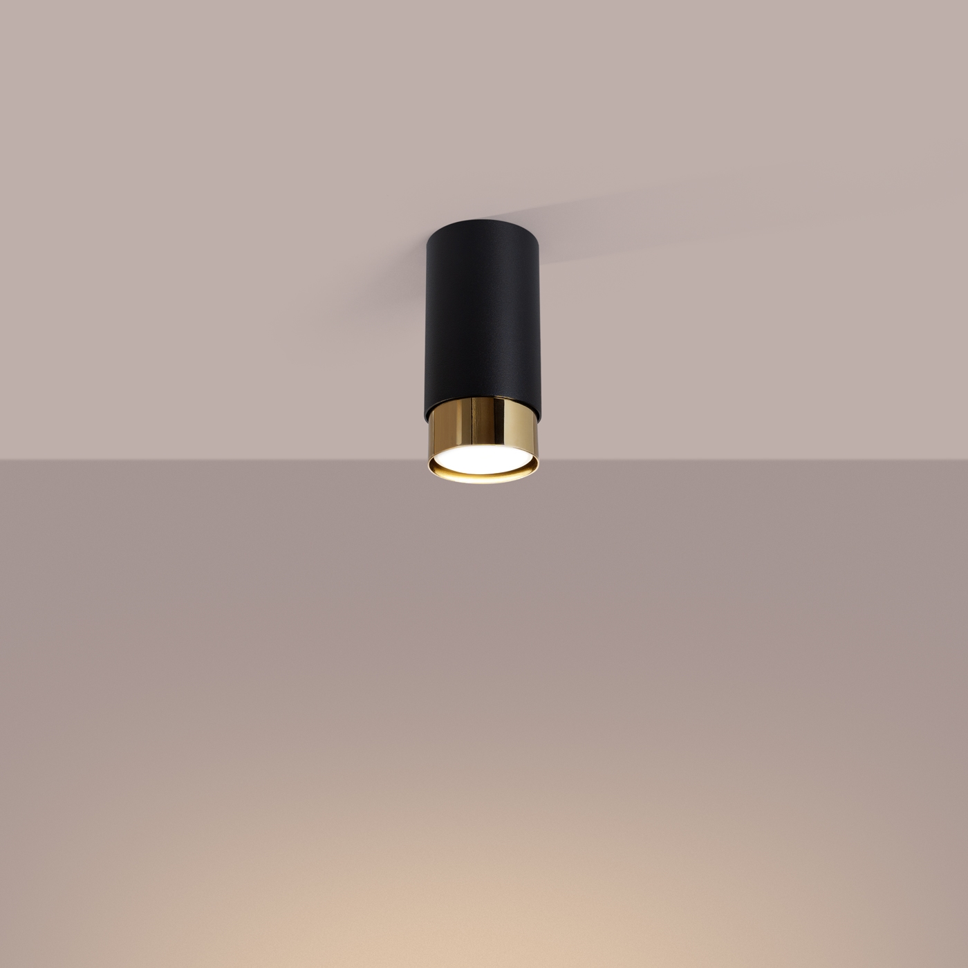 Plafond NERO 12,5 Schwarz/Golden
