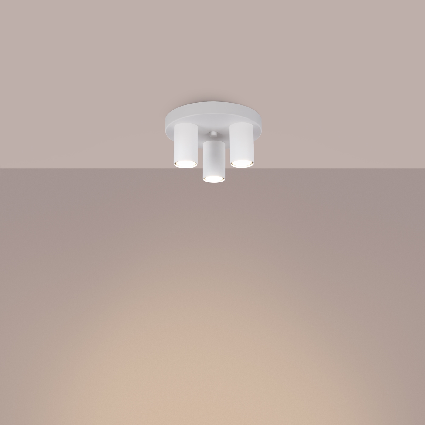 Plafond LAGOS 3P Weiß