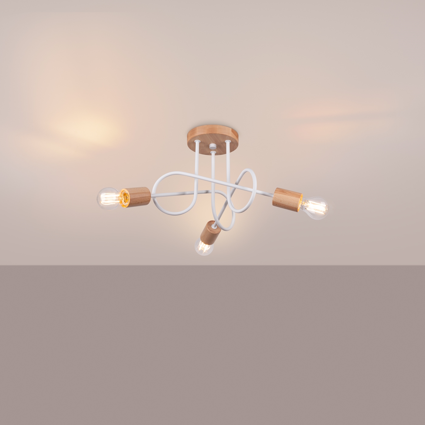 Kronleuchter EMBER 3 Weiß