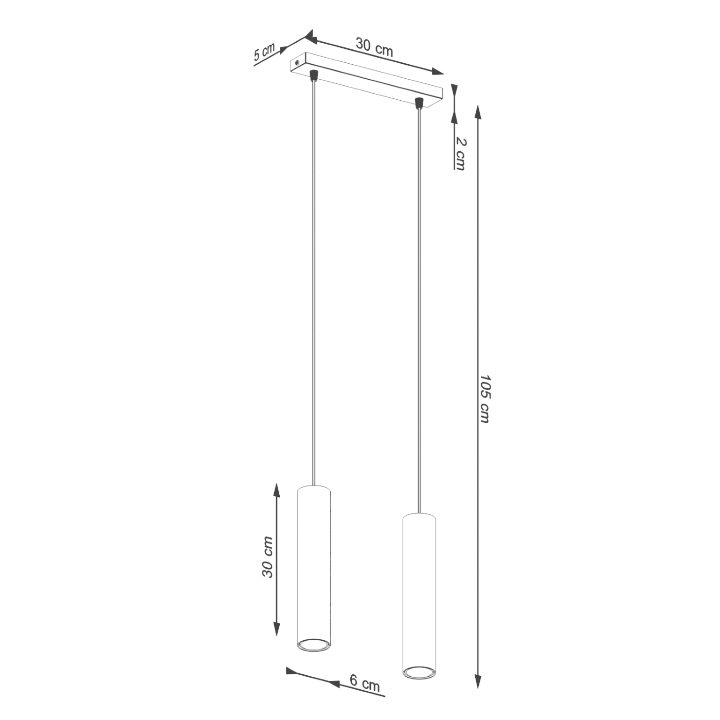 Pendelleuchte LAGOS 2 beige