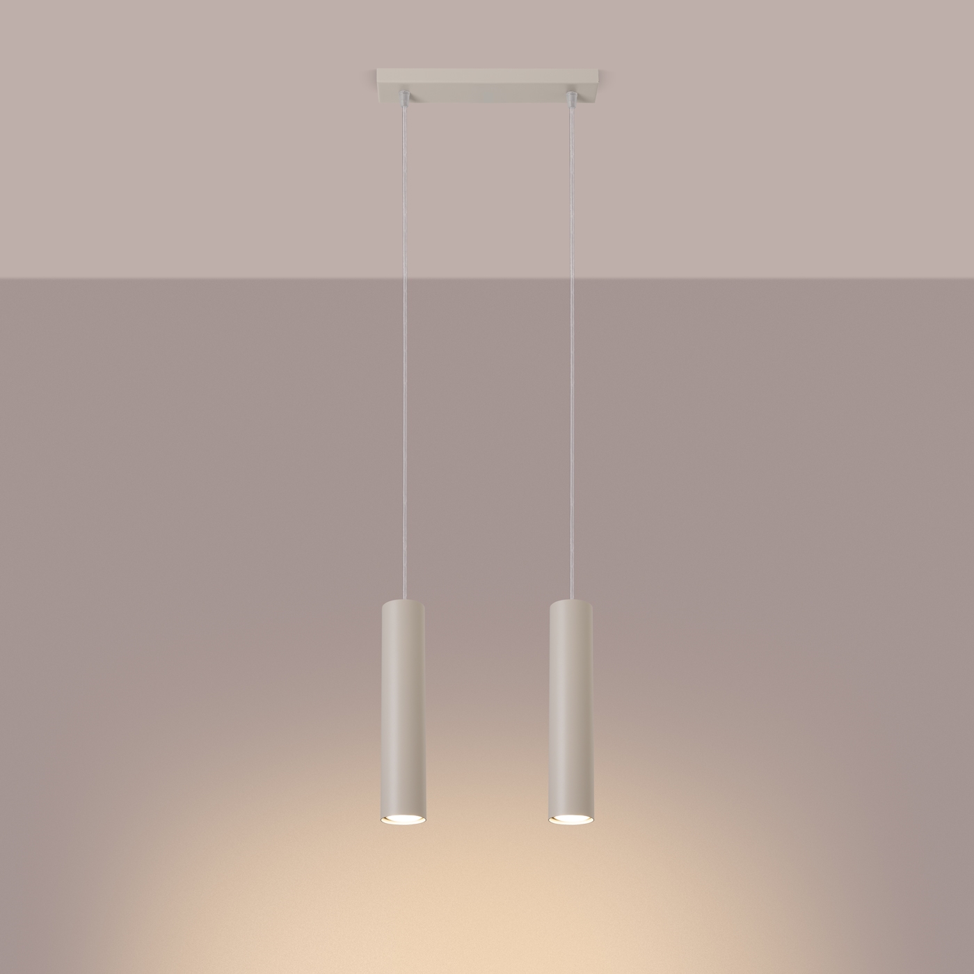 Pendelleuchte LAGOS 2 beige