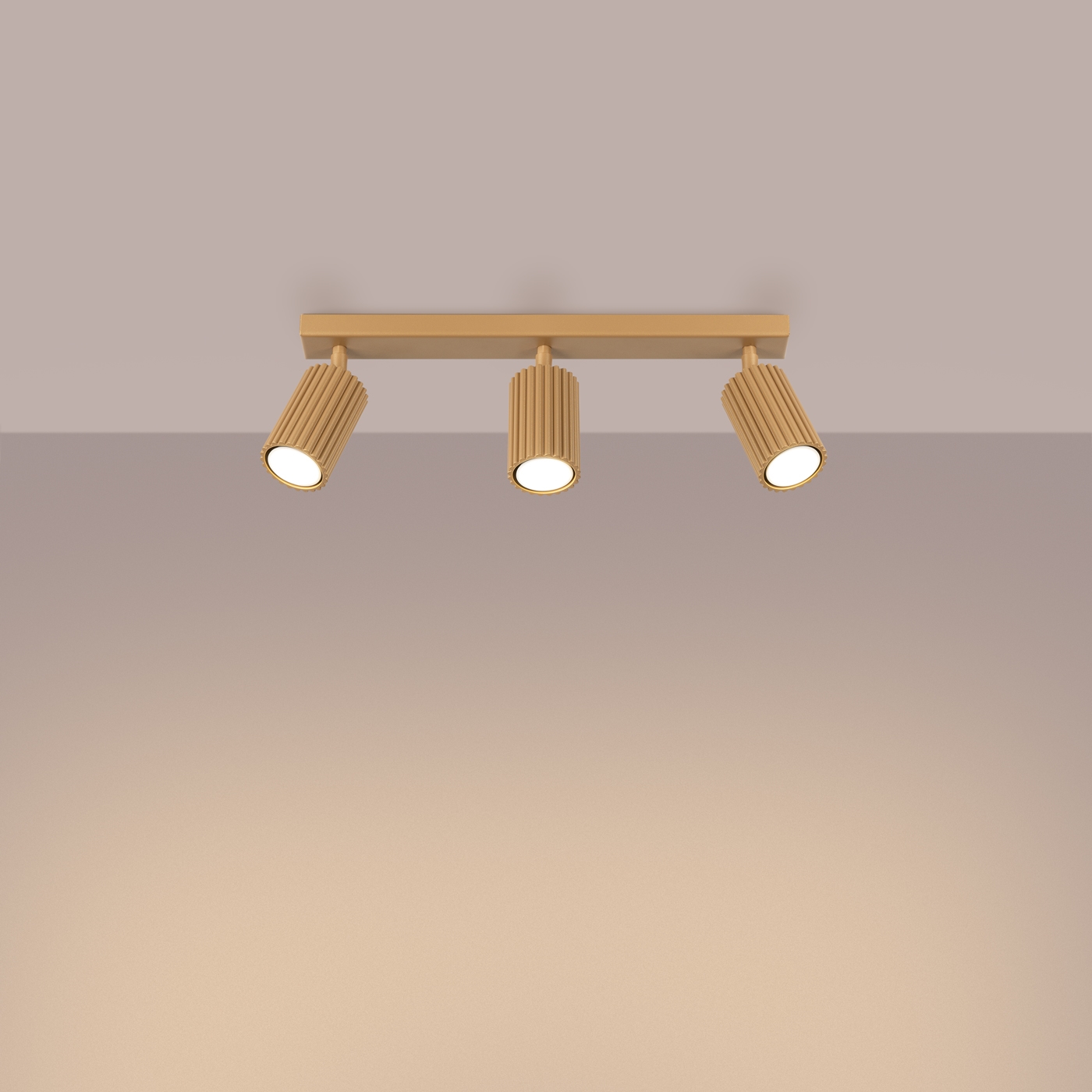 Plafond KARBON 3L golden