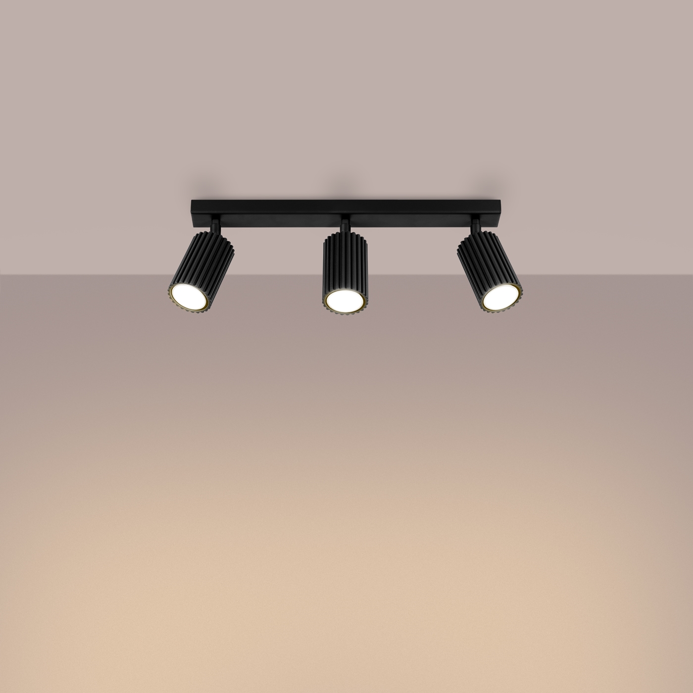Plafond KARBON 3L schwarz