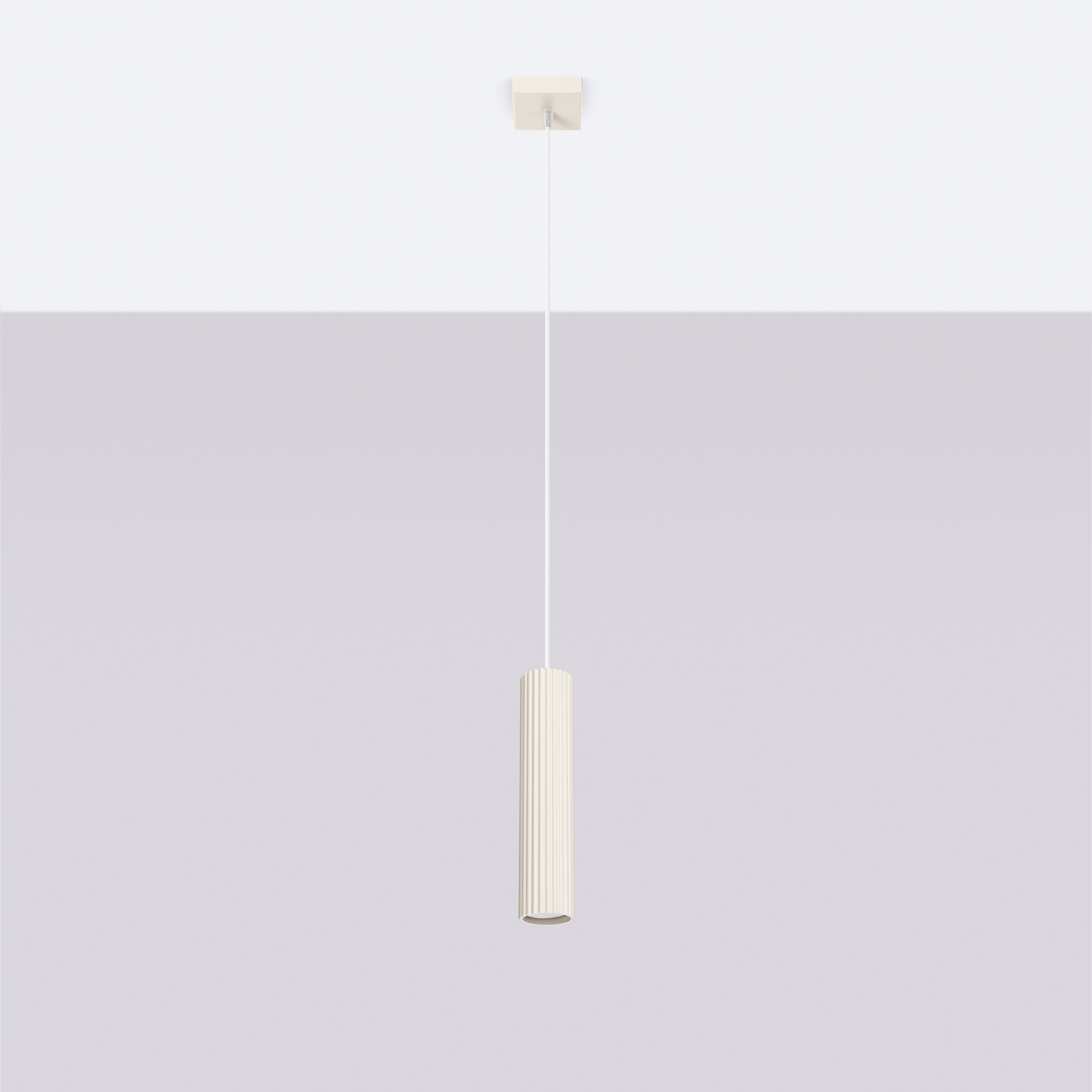 Pendelleuchte KARBON 1 beige
