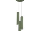 Pendelleuchte KARBON 3P olivgrün