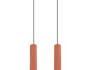 Pendelleuchte KARBON 2 roter Ocker