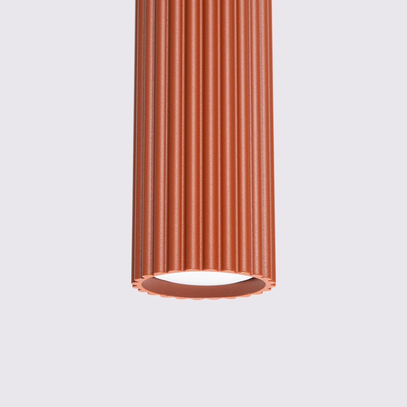 Pendelleuchte KARBON 3L roter Ocker