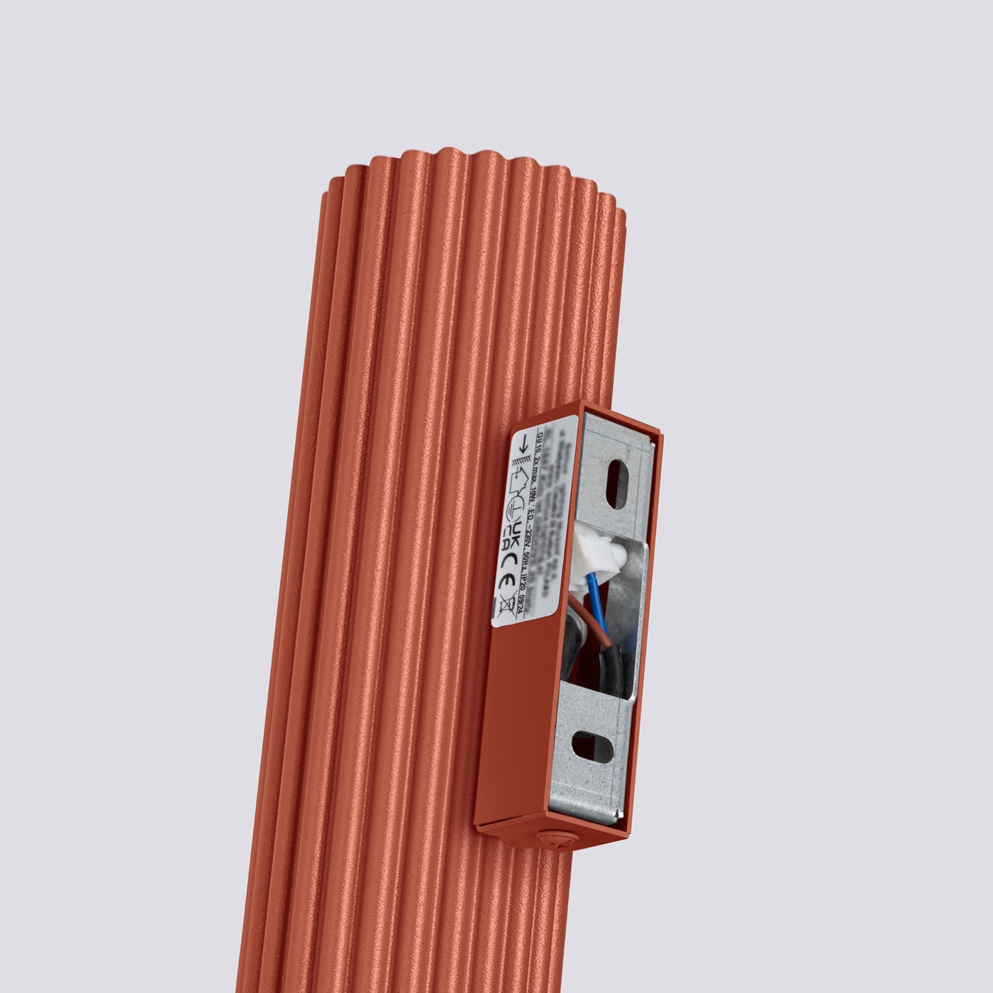 Wandleuchte KARBON 30 roter Ocker