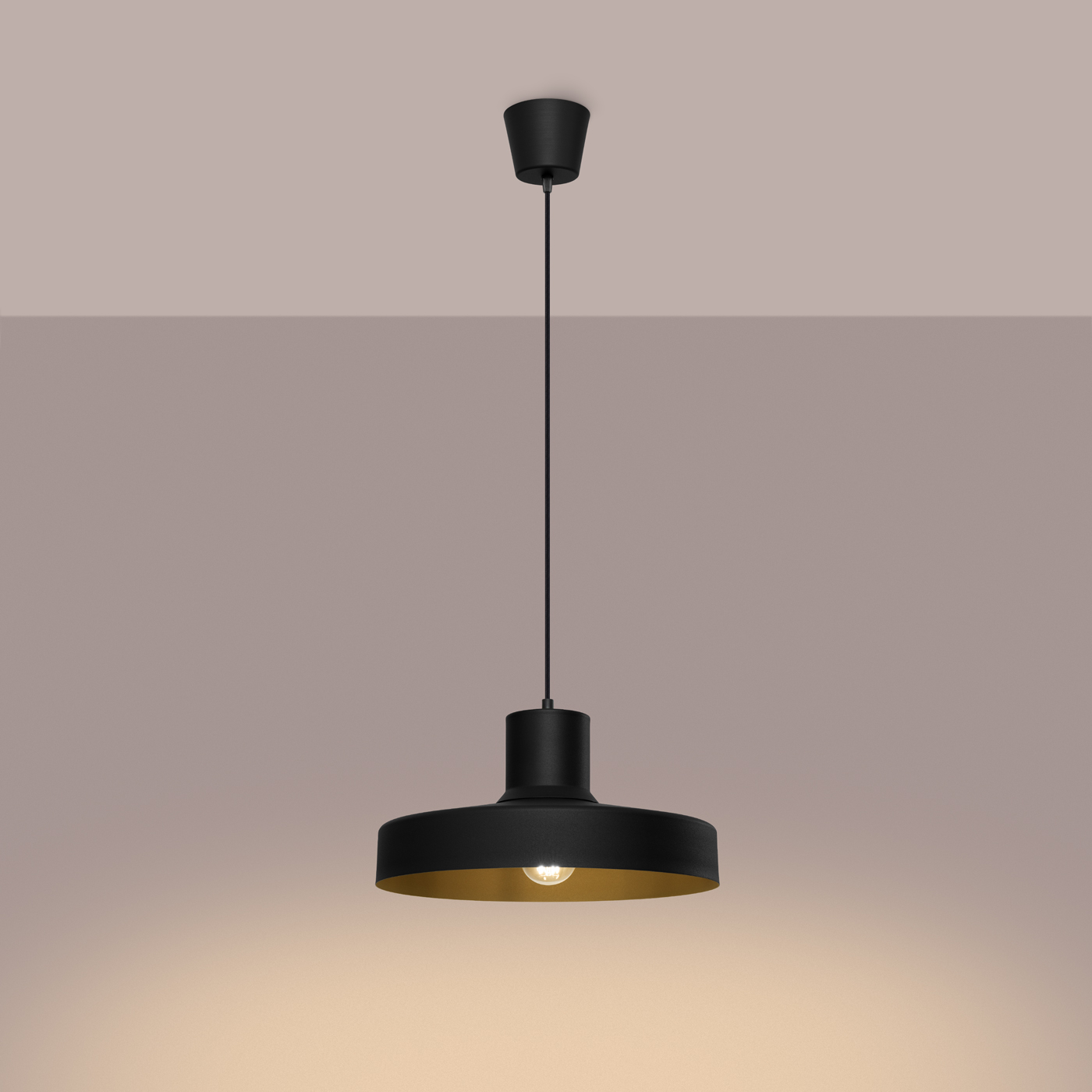 Pendelleuchte BILO schwarz