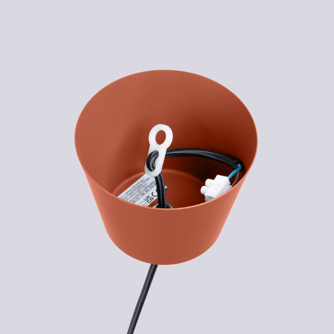 Pendelleuchte BILO roter Ocker
