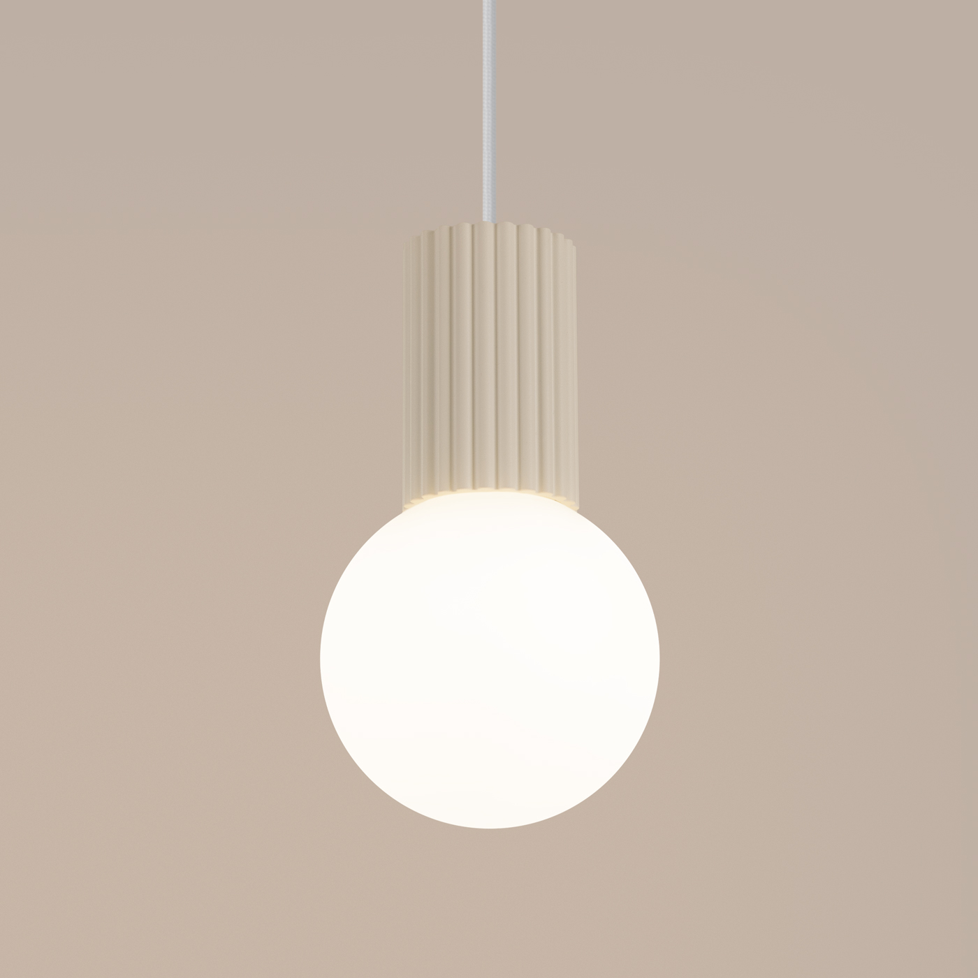 Pendelleuchte HALO 1 beige