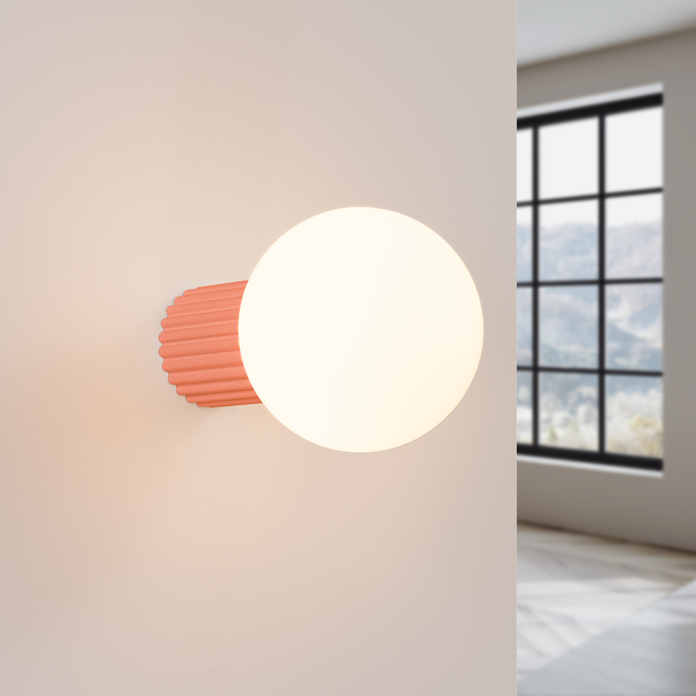 Wandleuchte HALO apricot IP44