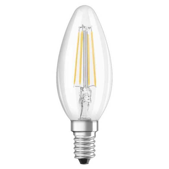 OSRAM Retrofit Kerze  Klar 230V E14 LED EQ40  2700K
