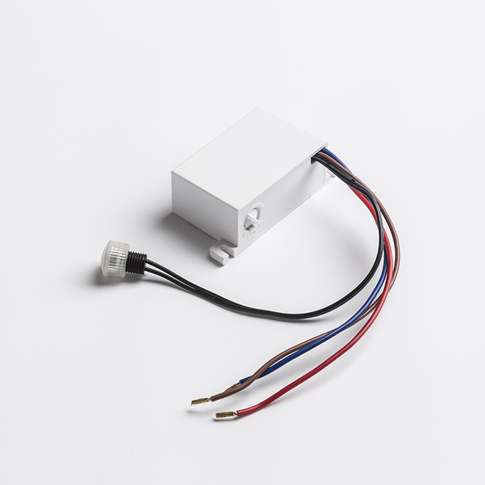 DARK SENSOR 5-50 Lux Einbausensor weiß 230V IP44
