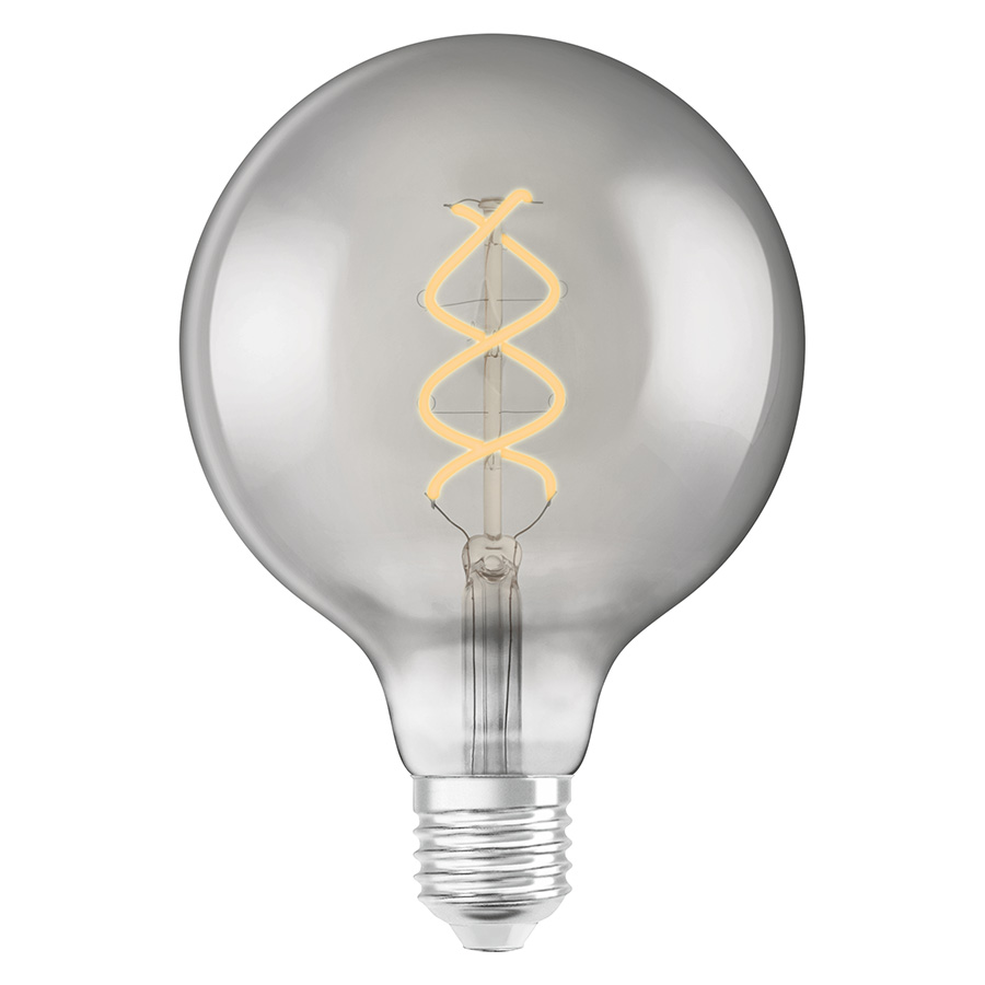 OSRAM Vintage Globe 125 SPIRAL Rauch 230V E27 LED EQ15 1800K