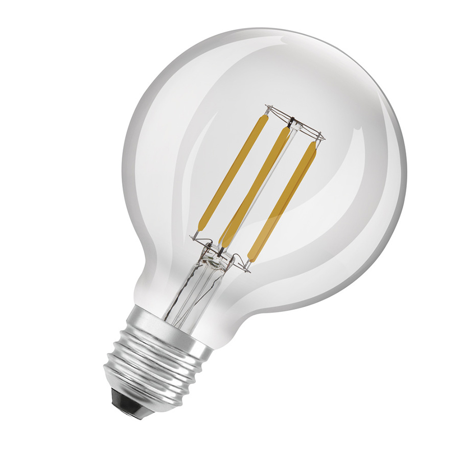 OSRAM ULTRA ECONOMY 210lm/W Globe 95 Klar 230V E27 LED EQ60 2700K