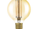 OSRAM Globe 80 DIMM Bernsteinfarbe 230V E27 LED EQ60 2200K