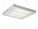 STRUCTURAL 55x55 Pendelleuchte  gebürstetes Aluminium 230V 2G11 3x36W