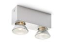 MARVEL II Deckenleuchte  Aluminium 230V GU10 2x50W