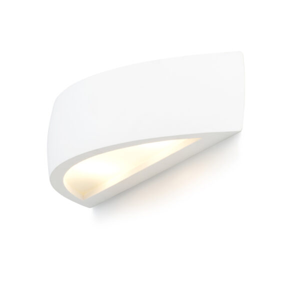 CRESCENT Wandleuchte  gips 230V R7s 78mm 12W