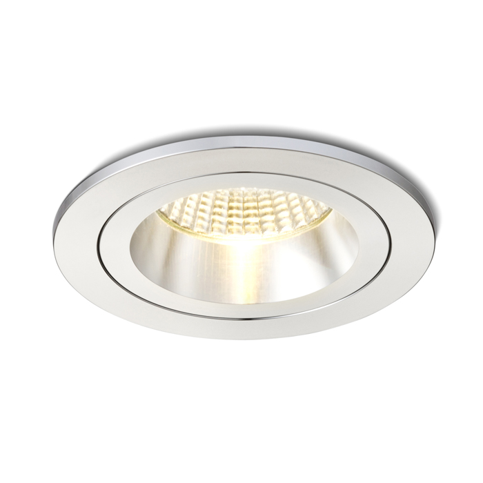 MAYDAY CC Einbauleuchte gebürstetes Aluminium 230V/700mA LED 9W 2700K