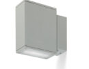 DIXIE 4x12 Wandleuchte silbergrau  230V/700mA LED 2x3W 48° IP54  3000K