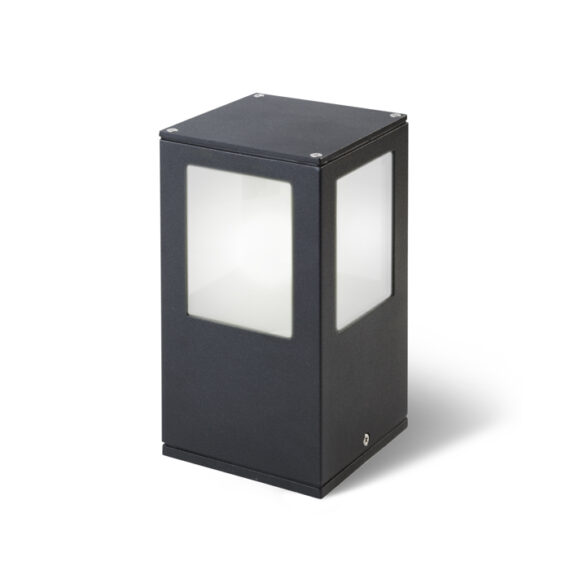 PONDER 20 Wandleuchte / Standleuchte schwarz  230V LED E27 15W IP44