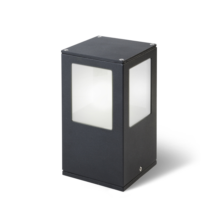 PONDER 20 Wandleuchte / Standleuchte schwarz 230V LED E27 15W IP44