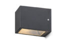 CABOX II Wandleuchte anthrazitgrau  230V LED E27 15W IP54
