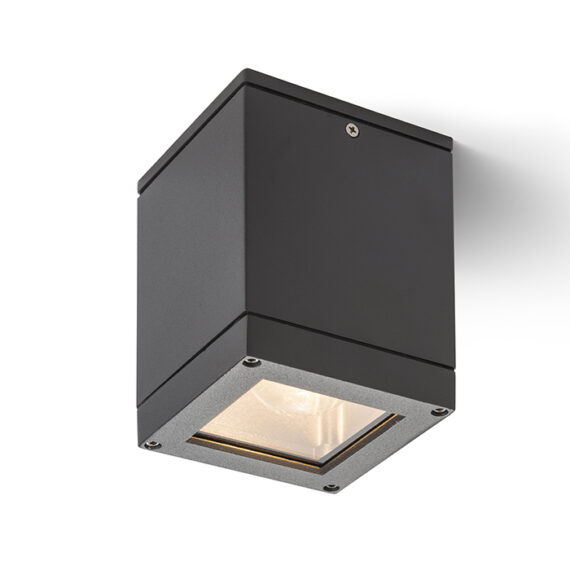 QUADRA M Deckenleuchte anthrazitgrau  230V LED E27 8W IP54