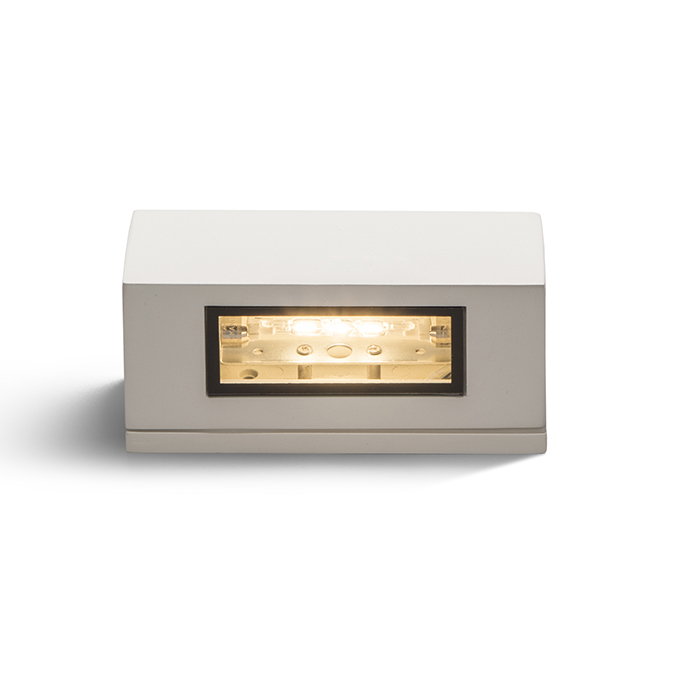 WOOP Wandleuchte weiß 230V R7s 78mm 12W IP54