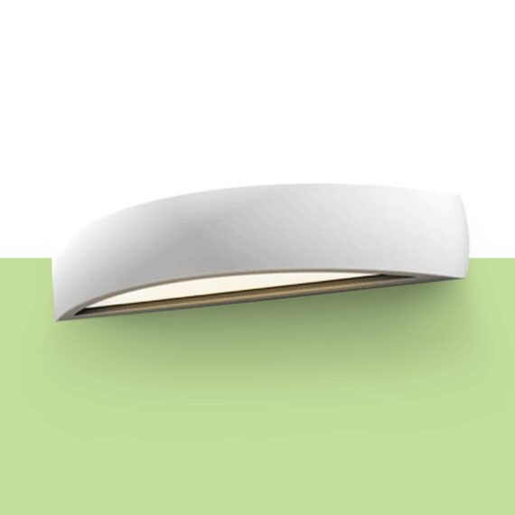 CRESCENT L Wandleuchte  gips 230V LED E14 2x6W