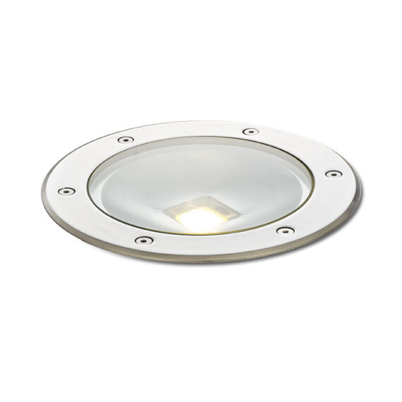 TERRA Einbauleuchte  Edelstahl 230V LED 20W 120° IP65  3000K