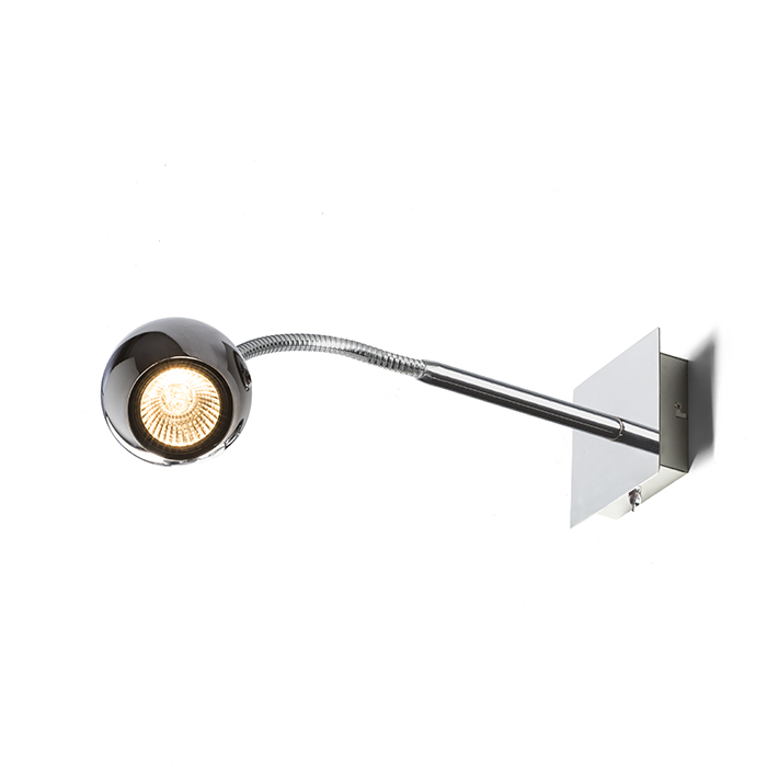 GLOSSY am Schwanenhals Chrom 230V LED GU10 8W