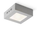 SLENDER SQ 12 Aufbauleuchte  Mattnickel 230V LED 6W  3000K