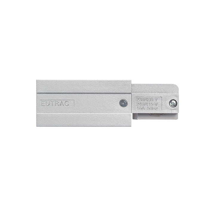 EUTRAC Einspeisung links silbergrau 230V